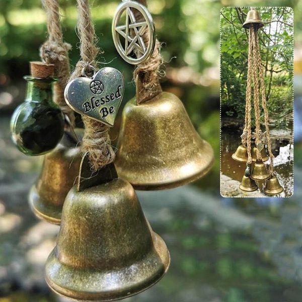 decorative objects & figurines witch bells for protection evil spirits wind chimes pendant magic witchcraft supplies home room garden window
decorative objects & figurines witch bells for protection evil spirits wind chimes pendant magic witchcraft supplies home room garden window