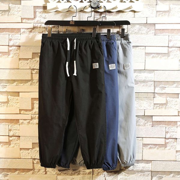 men's pants and summer youth korean version ins loose large capris yuch, Black
men's pants and summer youth korean version ins loose large capris yuch, Black