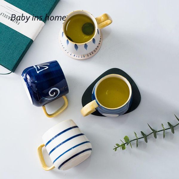 mugs creative hand painted with handle japanese style ceramic coffee mug tea milk cups water cup drinkware
mugs creative hand painted with handle japanese style ceramic coffee mug tea milk cups water cup drinkware