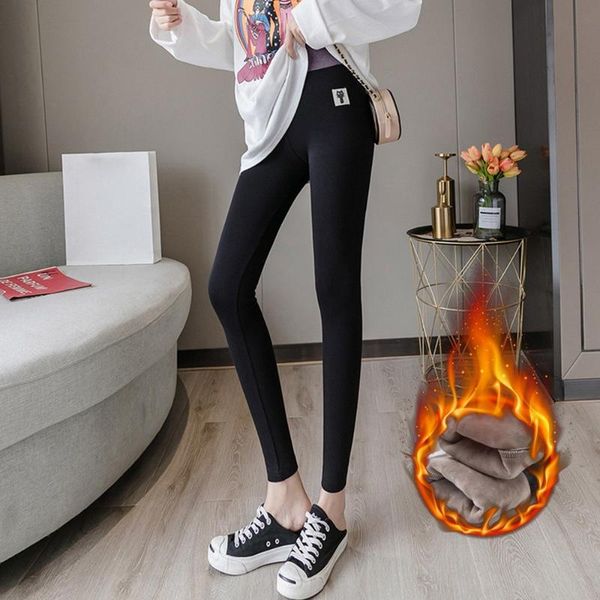 women's leggings winter women velvet warm pants hight waist solid color legging comfortable keep stretchy, Black
women's leggings winter women velvet warm pants hight waist solid color legging comfortable keep stretchy, Black