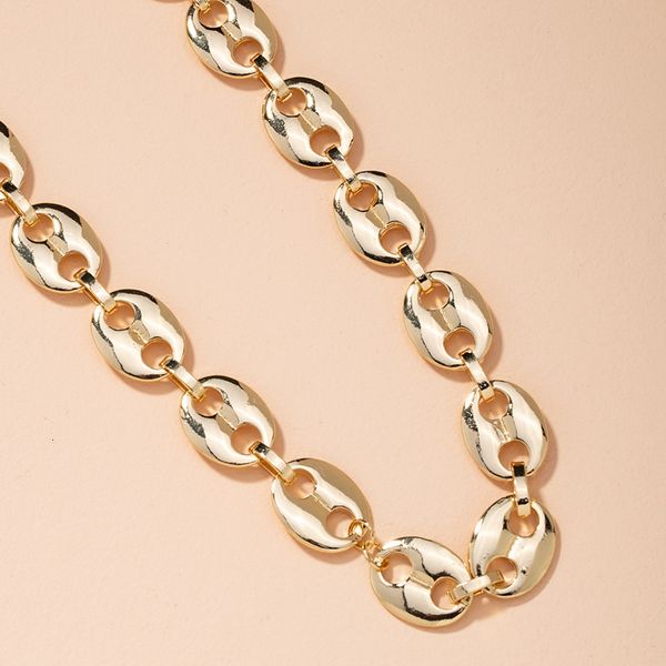 net ins red fashion pig nose necklace women's street hip hop clavicle chain choker jewelry, Silver
net ins red fashion pig nose necklace women's street hip hop clavicle chain choker jewelry, Silver