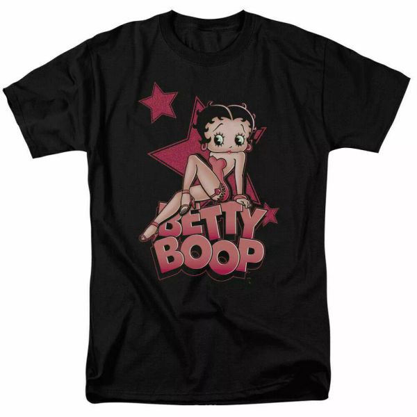 betty boop star t shirt mens licensed cartoon merchandise classic tv black, White;black
betty boop star t shirt mens licensed cartoon merchandise classic tv black, White;black