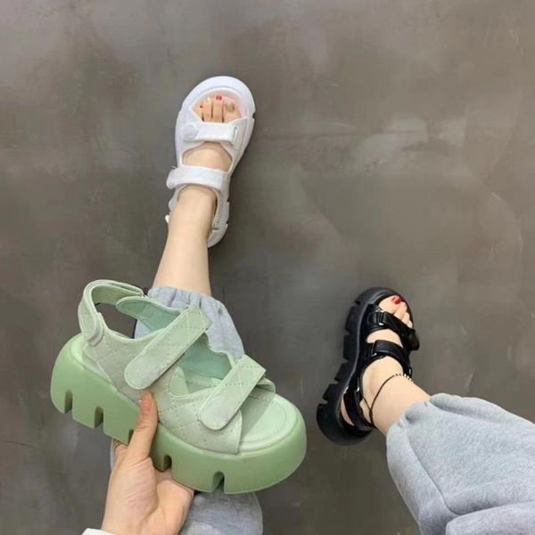 dress shoes 2021 women chunky sole round open toe flat sandals green buckle leather casual beach summer fashion sandalias de mujer, Black
dress shoes 2021 women chunky sole round open toe flat sandals green buckle leather casual beach summer fashion sandalias de mujer, Black
