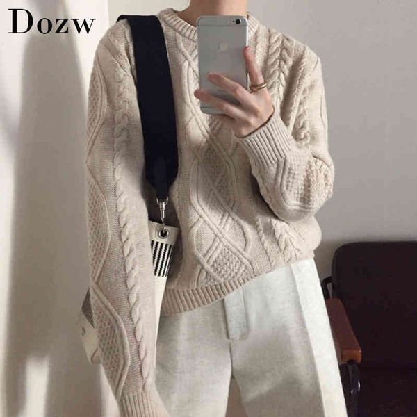 autumn winter women knitted sweater solid o-neck long sleeve pullover jumper fashion ladies casual elegant tunic 210414, White;black
autumn winter women knitted sweater solid o-neck long sleeve pullover jumper fashion ladies casual elegant tunic 210414, White;black