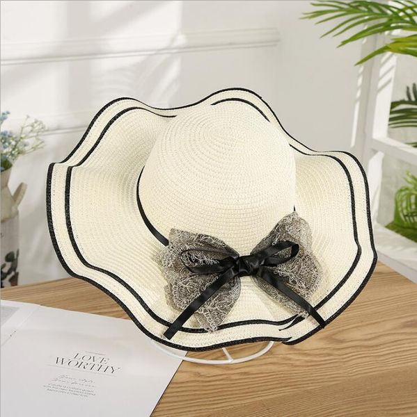 spring and summer net yarn bow sun hat dmcm087 ruffled sun fashion ladies beach hat caps wide brim hats, Blue;gray
spring and summer net yarn bow sun hat dmcm087 ruffled sun fashion ladies beach hat caps wide brim hats, Blue;gray