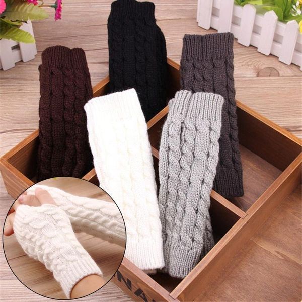 sports gloves button mitten long knitted girls elastic twist fingerless women arm warmers, Black
sports gloves button mitten long knitted girls elastic twist fingerless women arm warmers, Black