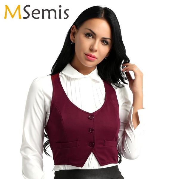 women's vests classic v-neck vest women fitted racer back waistcoat single breasted sleeveless blazer lady office wear female outerwear, Black;white
women's vests classic v-neck vest women fitted racer back waistcoat single breasted sleeveless blazer lady office wear female outerwear, Black;white
