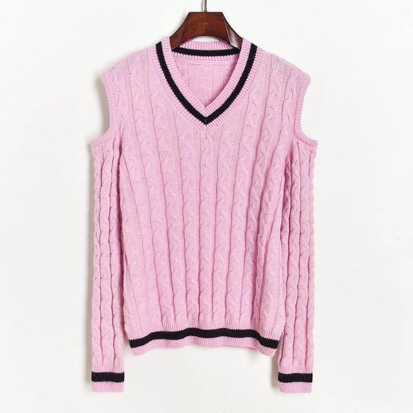 women's sweaters women v-neck pullover sweater spring autumn twist knit hit color off shoulder long sleeve white/black
women's sweaters women v-neck pullover sweater spring autumn twist knit hit color off shoulder long sleeve white/black