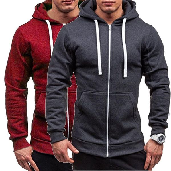 men's hoodies & sweatshirts fashion cotton solid color casual half dome full zipper hooded sweatshirt jogging sports hoodie, Black
men's hoodies & sweatshirts fashion cotton solid color casual half dome full zipper hooded sweatshirt jogging sports hoodie, Black