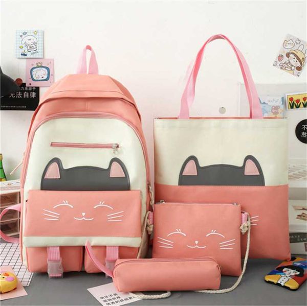 backpack 4 piece set trend female schoolbags teenage girls women fashion school casual preppy style lapshoulder bags
backpack 4 piece set trend female schoolbags teenage girls women fashion school casual preppy style lapshoulder bags