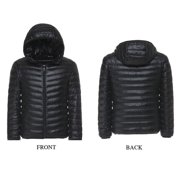 6 colors 2021 winter men's light down jacket clothes fashion casual hooded warm white duck coat male brand clothing, Black
6 colors 2021 winter men's light down jacket clothes fashion casual hooded warm white duck coat male brand clothing, Black