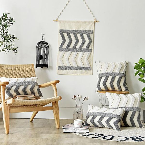 cushion/decorative pillow living room decoration sofa cotton canvas with tassel pillowcover plaid tufted embroidery throw cushion cover
cushion/decorative pillow living room decoration sofa cotton canvas with tassel pillowcover plaid tufted embroidery throw cushion cover