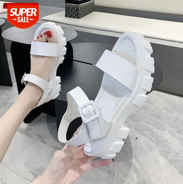 height increasing platform sandals women buckle white comfortable woman 6cm thick sole beach summer fashion shoes #o23a, Black
height increasing platform sandals women buckle white comfortable woman 6cm thick sole beach summer fashion shoes #o23a, Black