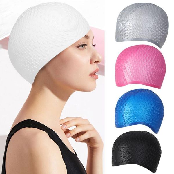 swimming caps adults fashion silicone cap water drop shape non-slip waterproof colorful women long hair men ear protect
swimming caps adults fashion silicone cap water drop shape non-slip waterproof colorful women long hair men ear protect