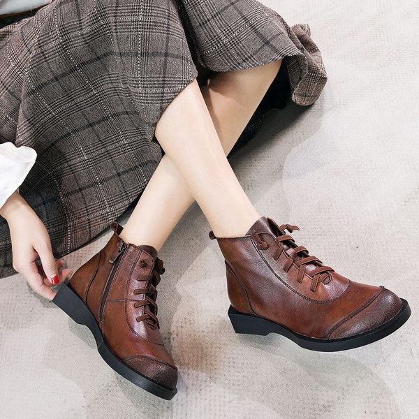 boots yourseason ladies genuine leather 2021 spring shoes zip round toe flat with handmade concise platform female retro lace-up, Black
boots yourseason ladies genuine leather 2021 spring shoes zip round toe flat with handmade concise platform female retro lace-up, Black