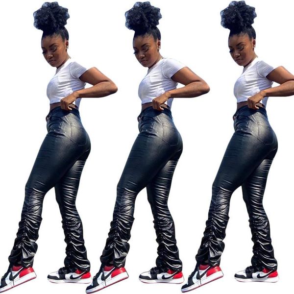 women's pants & capris 81y8044 autumn winter women outdoor casual streetwear solid pile of leather, Black;white
women's pants & capris 81y8044 autumn winter women outdoor casual streetwear solid pile of leather, Black;white