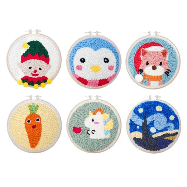 other arts and crafts punch embrodiery starter kits w/ adjustable pen soft yarn hand craft
other arts and crafts punch embrodiery starter kits w/ adjustable pen soft yarn hand craft