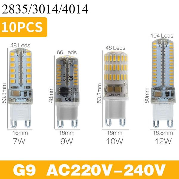 bulbs 10pcs led bulb g4 g9 light 3/5/7/8/10/12w dc 12v ac 220v smd2835 candle silicone lights spotlight chandelier lighting
bulbs 10pcs led bulb g4 g9 light 3/5/7/8/10/12w dc 12v ac 220v smd2835 candle silicone lights spotlight chandelier lighting