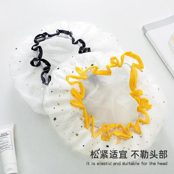 shower caps double layer lovely star cap waterproof for female hair bonnets women
shower caps double layer lovely star cap waterproof for female hair bonnets women