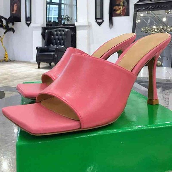 different colors real leather summer slides formal dress mules stiletto square open toe high heel slippers woman zapatos mujer, Black
different colors real leather summer slides formal dress mules stiletto square open toe high heel slippers woman zapatos mujer, Black