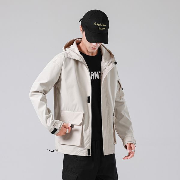 men's jacket 2021 spring and autumn clothing trend hooded loose coat student cardigan men's wear, Black;brown
men's jacket 2021 spring and autumn clothing trend hooded loose coat student cardigan men's wear, Black;brown