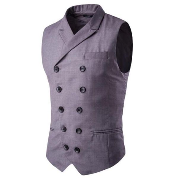 men's vests men blazer formal casual business dress vest suit slim double breasted waistcoat fashion 2021 fall coat, Black;white
men's vests men blazer formal casual business dress vest suit slim double breasted waistcoat fashion 2021 fall coat, Black;white