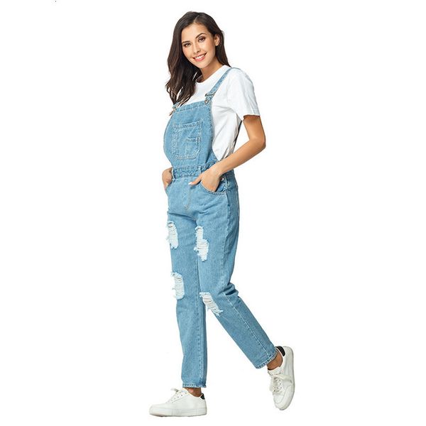 moruancle fashion women's ripped denim bib overalls distressed jeans jumpsuits for lady destroyed suspender pants size s-xl, Blue
moruancle fashion women's ripped denim bib overalls distressed jeans jumpsuits for lady destroyed suspender pants size s-xl, Blue
