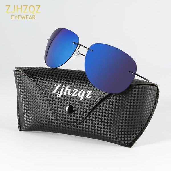 sunglasses womens high-end titanium ultra light polarized rimless blue yellow g15 pink red silver black green mirrors eyewear, White;black
sunglasses womens high-end titanium ultra light polarized rimless blue yellow g15 pink red silver black green mirrors eyewear, White;black