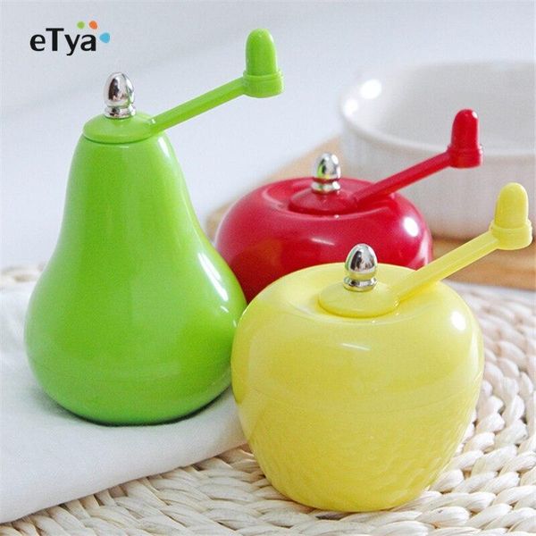 storage bottles & jars 1pc fruit shaped plastic manual salt pepper mills grinder seasoning grinding for cooking home kitchen tools
storage bottles & jars 1pc fruit shaped plastic manual salt pepper mills grinder seasoning grinding for cooking home kitchen tools