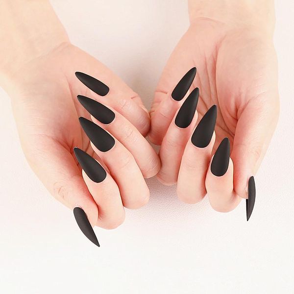 24pcs neon green faux ongles long stiletto artificial fake nails with glue sticker full cover halloween impress press nail false1, Red;gold
24pcs neon green faux ongles long stiletto artificial fake nails with glue sticker full cover halloween impress press nail false1, Red;gold