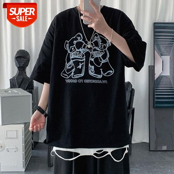 boxing bear print t-shirt men's short-sleeved loose flow simple men and women student compassionate shirt #wv7r, White;black
boxing bear print t-shirt men's short-sleeved loose flow simple men and women student compassionate shirt #wv7r, White;black