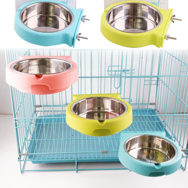 pet cage hanging bowl dog cat drinking water feeder bowls puppy feeding dishes stainless steel hang stationary bowl pet products
pet cage hanging bowl dog cat drinking water feeder bowls puppy feeding dishes stainless steel hang stationary bowl pet products