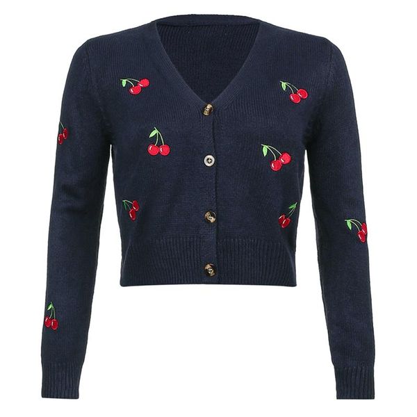 women's blouses & shirts women vintage jackets cardigans autumn spring womens cherries embroidery long sleeve v-neck cropped knitting c, White
women's blouses & shirts women vintage jackets cardigans autumn spring womens cherries embroidery long sleeve v-neck cropped knitting c, White