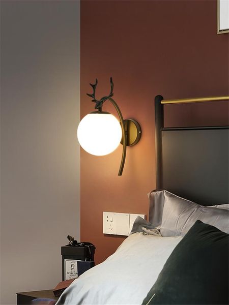 wall lamp nordic antlers glass ball lamps luxury modern living room designer bedroom bedside lighting decorative sconces lights
wall lamp nordic antlers glass ball lamps luxury modern living room designer bedroom bedside lighting decorative sconces lights