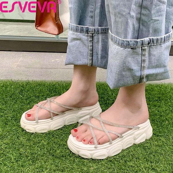 open-toed platform sandals summer wedge high heel slip on women shoes crystal pu leather ladies pumps big size 34-43, Black
open-toed platform sandals summer wedge high heel slip on women shoes crystal pu leather ladies pumps big size 34-43, Black