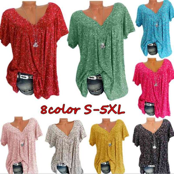 t-shirt casua fashion printed summer ladies v-neck tunic female plus size women short sleeve shirt blusas pullover, White
t-shirt casua fashion printed summer ladies v-neck tunic female plus size women short sleeve shirt blusas pullover, White