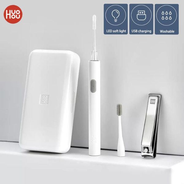 smart home control huohou luminous ear wax cleaner nail clipper set usb charging led portable small detachable washable stainless steel pc
smart home control huohou luminous ear wax cleaner nail clipper set usb charging led portable small detachable washable stainless steel pc