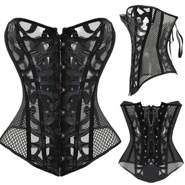 woman bustiers plus size 6xl mesh corsets and bustiers elastic plastic bone net hollow out underwear clothing corset body shapewear bla, Black;white
woman bustiers plus size 6xl mesh corsets and bustiers elastic plastic bone net hollow out underwear clothing corset body shapewear bla, Black;white
