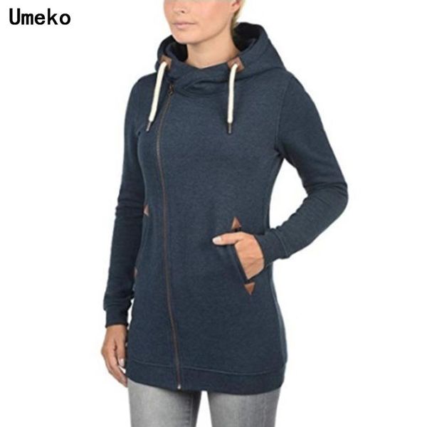 women's hoodies & sweatshirts umeko women zipper drawstring hooded two pockets slim casual long sleeve female loose sports clothes autu, Black
women's hoodies & sweatshirts umeko women zipper drawstring hooded two pockets slim casual long sleeve female loose sports clothes autu, Black