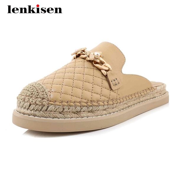 dress shoes lenkisen leisure straw gingham sheep leather metal decorations chains round toe med heel mules slip on beauty lady pumps l18, Black
dress shoes lenkisen leisure straw gingham sheep leather metal decorations chains round toe med heel mules slip on beauty lady pumps l18, Black