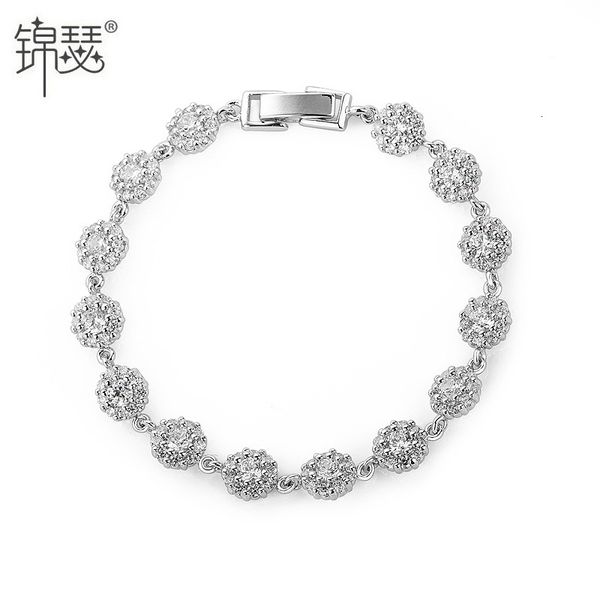 bangles bracelet jinse dream aaa zircon inlaid floret hand women's simple style, Black
bangles bracelet jinse dream aaa zircon inlaid floret hand women's simple style, Black
