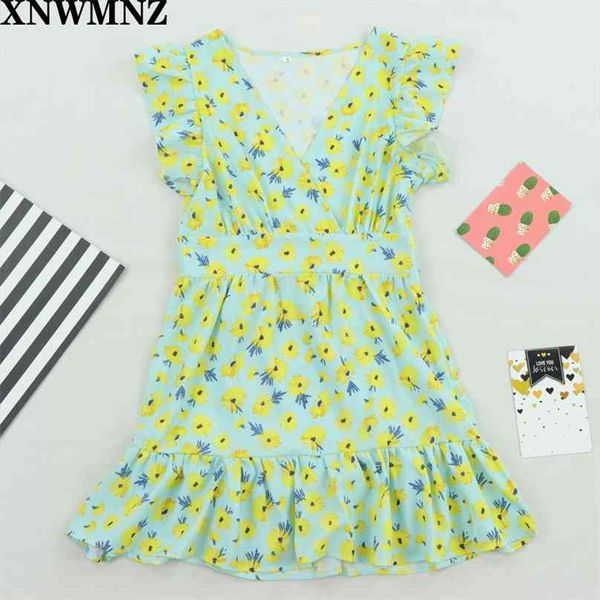 women green fashion v neck floral print zipper mini dress female butterfly sleeve ruffles vestidos chic casual dresses 210520, Black;gray
women green fashion v neck floral print zipper mini dress female butterfly sleeve ruffles vestidos chic casual dresses 210520, Black;gray