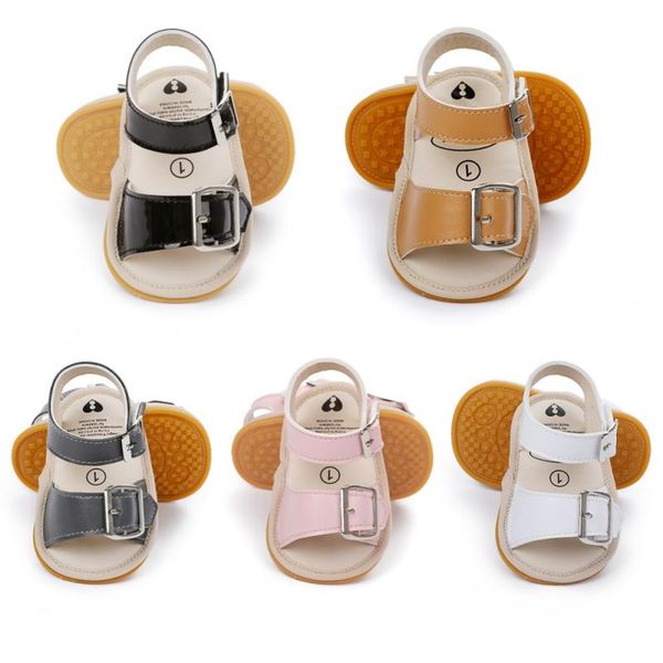 summer baby shoes born infant girls boys sandals non-slip pu leather solid toddler first walkers soft sole flat, Black;red
summer baby shoes born infant girls boys sandals non-slip pu leather solid toddler first walkers soft sole flat, Black;red