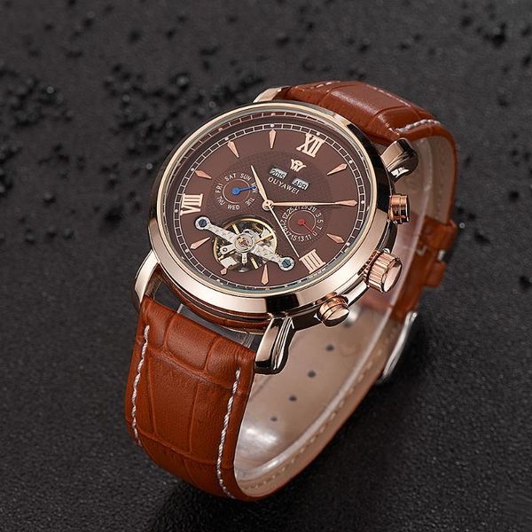 arrival oyw leather strap mechanical watch men male 3atm waterproof wristwatch date day display relogio masculino wristwatches, Slivery;brown
arrival oyw leather strap mechanical watch men male 3atm waterproof wristwatch date day display relogio masculino wristwatches, Slivery;brown
