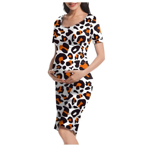 women mom pregnancy maternity summer floral fashion dresses clothes printing robe female short sleeve nursing dress, White
women mom pregnancy maternity summer floral fashion dresses clothes printing robe female short sleeve nursing dress, White