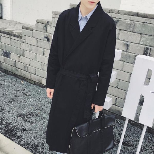 men's trench coats -6xl 2021 spring autumn long style men over the knee length of young with a thin coat english lengthening overcoat, Tan;black
men's trench coats -6xl 2021 spring autumn long style men over the knee length of young with a thin coat english lengthening overcoat, Tan;black
