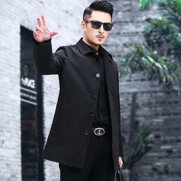 fashion 2021 men's windbreaker, young and middle aged leisure jacket, medium length simple coat, Tan;black
fashion 2021 men's windbreaker, young and middle aged leisure jacket, medium length simple coat, Tan;black