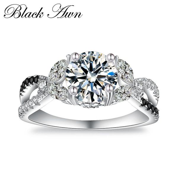 cluster rings black awn 2021 round 925 sterling silver jewelry luxury engagement for women c396, Golden;silver
cluster rings black awn 2021 round 925 sterling silver jewelry luxury engagement for women c396, Golden;silver