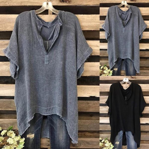 women's t-shirt fashion cotton linen tee loose v-neck daily streetear casual women tshirt ladies female short sleeve blusas, White
women's t-shirt fashion cotton linen tee loose v-neck daily streetear casual women tshirt ladies female short sleeve blusas, White