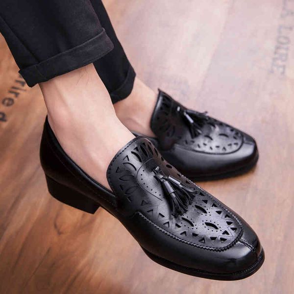 dress shoes 2021 men fashion casual business banquet british gentleman pure color pu hollow carved fringe low-heel loafers 3kc367, Black
dress shoes 2021 men fashion casual business banquet british gentleman pure color pu hollow carved fringe low-heel loafers 3kc367, Black